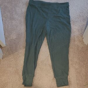 Torrid Green Ribbed Joggers